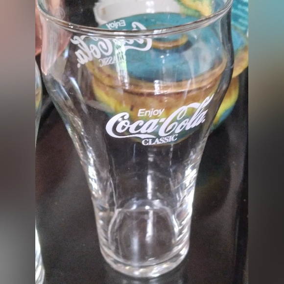 Vintage Coca Cola Classic Fountain Glasses FABULOUS! 🇺🇸💥 - Picture 4 of 4